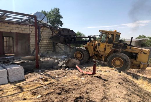 ۵۱ مورد ساخت و ساز غیر مجاز در قزوین تخریب شد