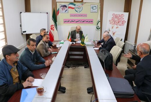برگزاری میز خدمت سازمان جهاد کشاورزی قزوین با محوریت مسائل اراضی 