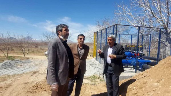 390 هکتار از اراضی کشاورزی سامان به سیستم نوین آبیاری تجهیز شد