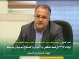 ایجاد ۷۹۶ فرصت شغلی با احیای واحدهای تولیدی توسط جهاد کشاورزی استان