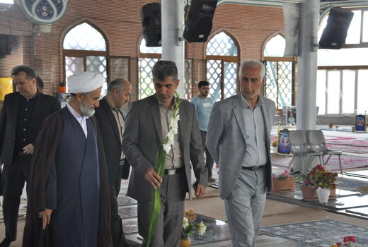 حضور مدیران سازمان جهاد کشاورزی در گلزار شهدا