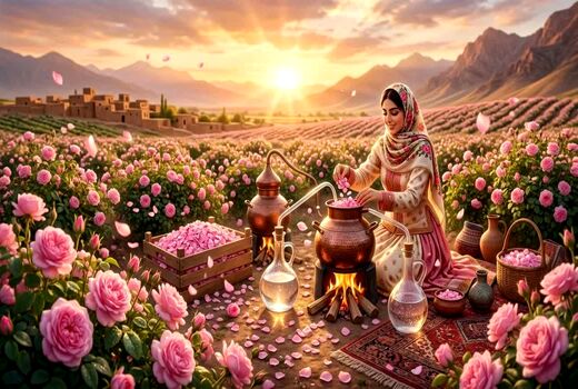 عطر هویت ایرانی؛ تأملی بر روز گل محمدی و گلاب