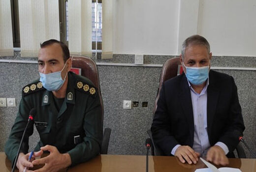  برگزاری مانورخودحفافظتی در مدیریت جهادکشاورزی شهرستان  مرند به مناسبت هفته پدافند غیرعامل