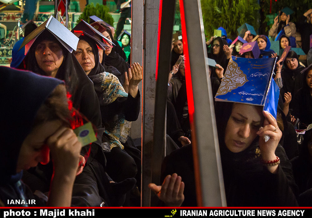 شب بیست و سوم ماه مبارک رمضان درپارک هنرمندان