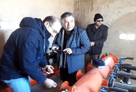 نظارت  طرح های سامانه های نوین آبیاری اجرا شده و در حال اجرا در استان چهارمحال وبختیاری