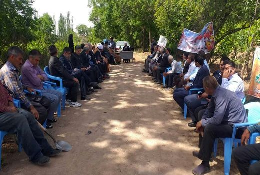 افتتاح سه طرح آب و خاک  در شهرستان مراغه