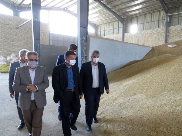 بازدید رییس سازمان جهاد کشاورزی خراسان شمالی از کارخانه خوراک دام بجنورد 