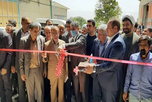 افتتاح طرح توسعه شرکت دانه های غرب نهاوند 