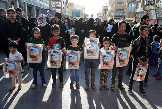 تشییع شهدای حادثه تروریستی اهواز