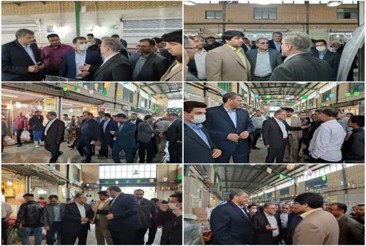 بازدید معاون وزیر کشور از میدان عرضه عمده محصولات پروتئینی بهمن