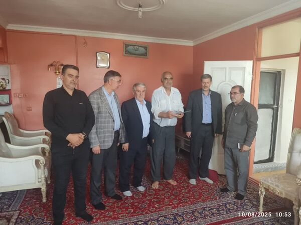 تجلیل از جانبازان و فرماندهان ستاد پشتیبانی مهندسی جنگ جهاد در شهرستان میانه