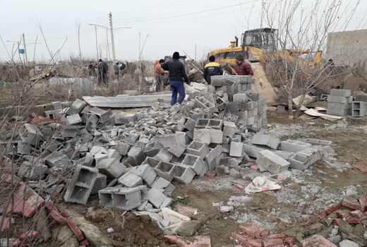 آزاد سازی 2 هکتار از اراضی کشاورزی شهرستان تهران از دست متصرفان