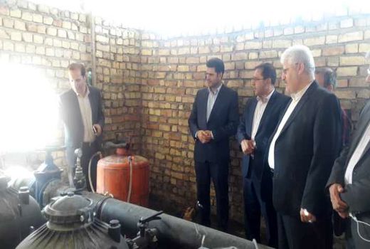 سیستم آبیاری تحت فشار ۱۲۰ هکتاری در شهرستان ری به بهره برداری رسید